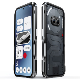 Puzdro LUPHIE pre Nothing Phone 2a / 2a Plus, Armor Bumper, čierne