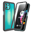 Puzdro pre Motorola Edge 20 Lite, Shockproof, s fóliou, modré