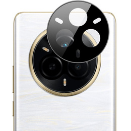 Tvrdené sklo na fotoaparát pre Realme 14 Pro+ 5G, čierne