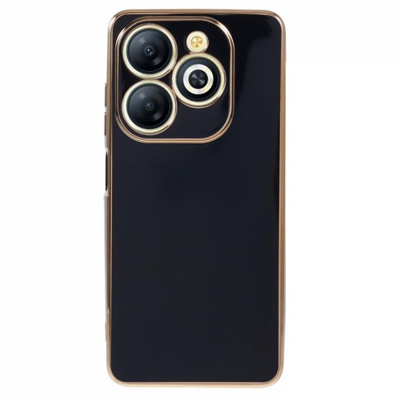 Puzdro pre Infinix Hot 40i, Glamour CamShield, čierne