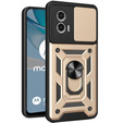 Obal na mobil pre Motorola Moto G53 5G, CamShield Slide, zlaté