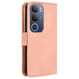 Klapkové puzdro pre Vivo Y19s, Card Slot, ružové