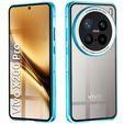 Puzdro pre Vivo X200 Pro 5G, Magnetic Dual Glass, modré