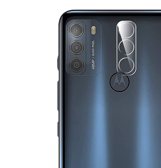 Tvrdené sklo na fotoaparát pre Motorola Moto G50, modré