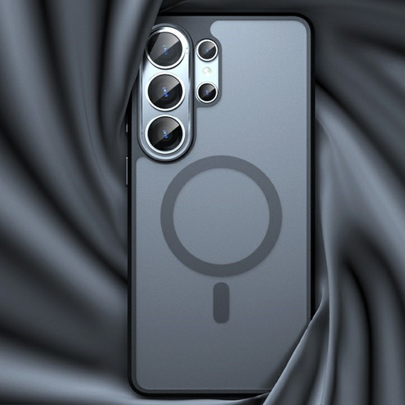 Matné puzdro pre MagSafe pre Samsung Galaxy S26 Ultra, čierne