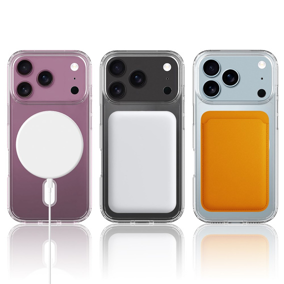 Magnetické puzdro TPU + akryl pre iPhone 17 Pro Max