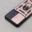 Obal na mobil pre Motorola Edge 40 Neo, CamShield Slide, ružové rose gold