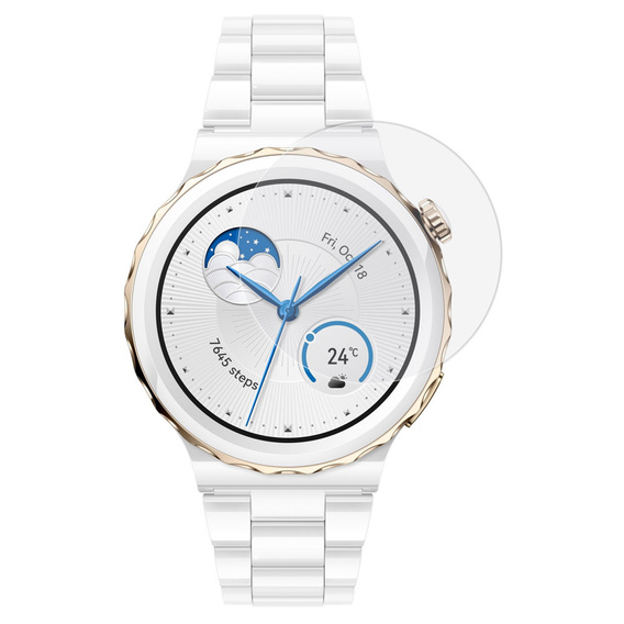 3x ERBORD Hydrogélová fólia pre Huawei Watch GT 3 Pro 43mm