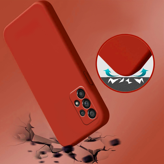Obal na mobil pre Samsung Galaxy A53 5G, Silicone Lite, červené