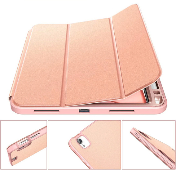 Obal na mobil pre iPad Air 4 10.9 2020 / iPad Pro 11 2020 / 2018, Suritch Full Body, ružové rose gold