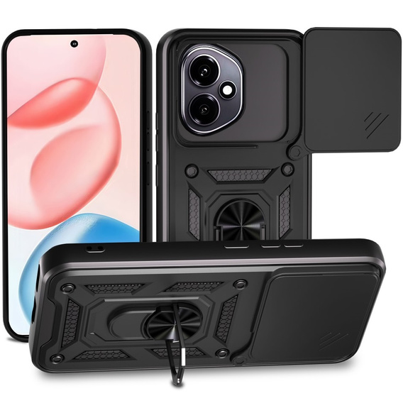 Obal na mobil pre Honor 400 5G, CamShield Slide, čierne