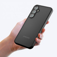 Obal na mobil pre Samsung Galaxy A25 5G, Fusion, transparentné / čierne + 9H sklo 