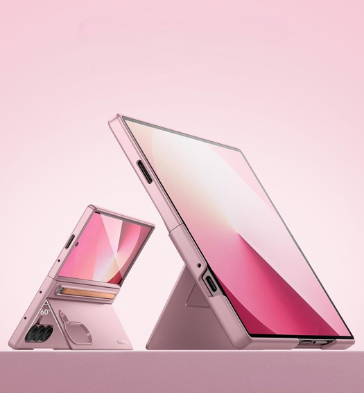 Obal na mobil pre Samsung Galaxy Z Fold 6, Suritch Full Body, ružové