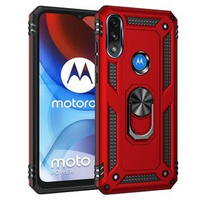 Pancierované obal na mobil pre Motorola Moto E7 Power / E7i Power, Nox Case Ring, červené