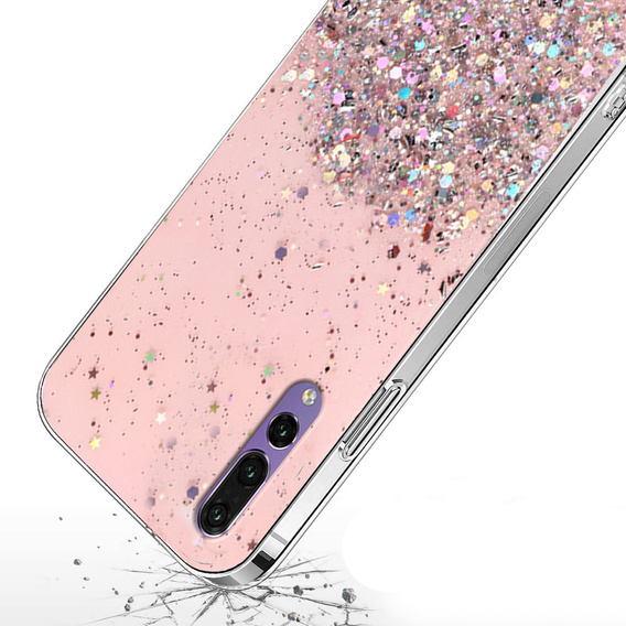 Obal na mobil pre Huawei P20 Pro, Glittery, ružové