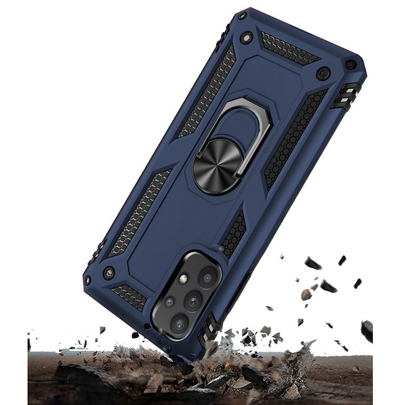 Pancierované obal na mobil pre Samsung Galaxy A72 5G, Nox Case Ring, modré