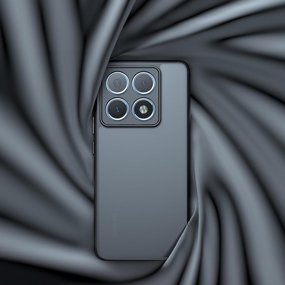 Obal na mobil pre Xiaomi 14T, Fusion Hybrid, transparentné / čierne