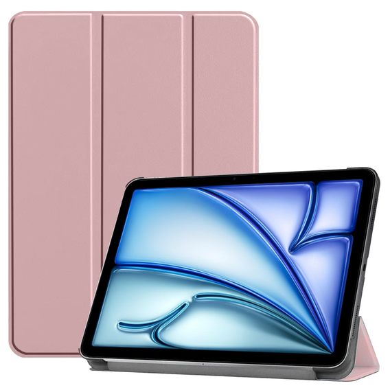 Puzdro pre iPad Air 13" 2025/2024 (7/6 gen.), Smartcase, ružové rose gold