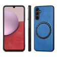 Obal na mobil pre Samsung Galaxy A14 5G, Leather Hybrid MagSafe, modré