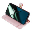 Klapkové puzdro pre OnePlus 12 5G, Wallet Zipper Pocket, ružové