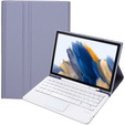 Puzdro + klávesnica Samsung Galaxy Tab A8 10.5 X200 / X205, Touchpad, fialové