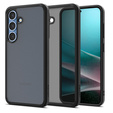 Puzdro Spigen pre Samsung Galaxy S25, Ultra Hybrid, čierna / matná + tvrdené sklo 9H