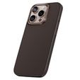 Puzdro BENKS Kevlar pre iPhone 16 Pro, pre MagSafe, Carbon Fiber, hnedé