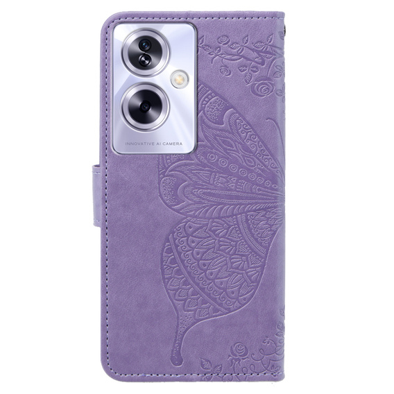 Klapkové puzdro pre Oppo A79 5G, Butterfly, fialové
