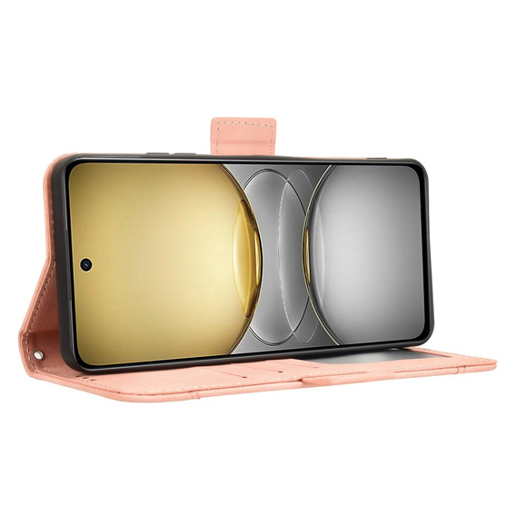 Klapkové puzdro pre Realme 14X / Realme C75, Card Slot, ružové