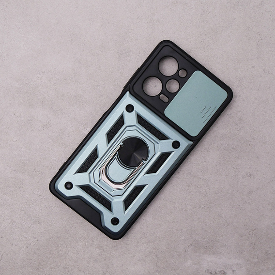 Obal na mobil pre Xiaomi Poco X5 Pro 5G, CamShield Slide, zelené