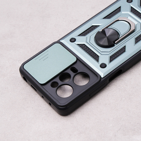 Obal na mobil pre Xiaomi Poco X5 Pro 5G, CamShield Slide, zelené