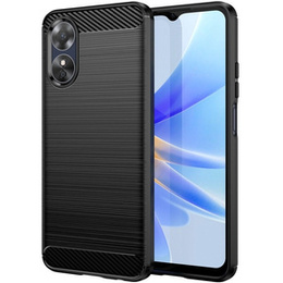 Obal na mobil pre Oppo A17, Carbon, čierne