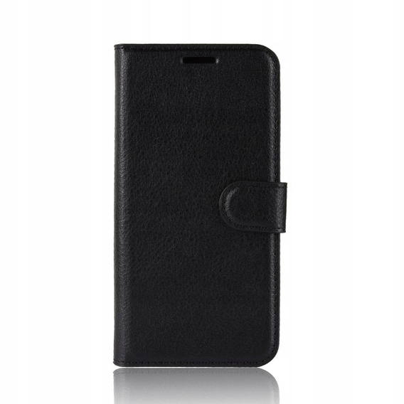 Klapkové puzdro pre Huawei Honor 8X, Leather Flexi Book, čierne