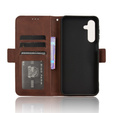 Klapkové puzdro pre Samsung Galaxy A16, Card Slot, hnedé
