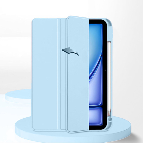 Puzdro pre iPad Air 13" 2025/2024 (7/6 gen.), Smartcase Hybrid, so slotom na stylus, modré