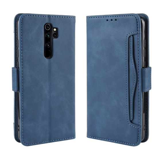 Klapkové puzdro pre Xiaomi Redmi Note 8 Pro, Card Slot, tmavomodré