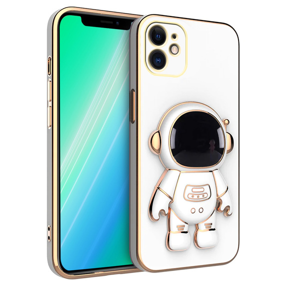Obal na mobil pre iPhone 11, Astronaut, biele