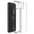 Puzdro Spigen pre iPhone 15, Ultra Hybrid, priehľadné + tvrdené sklo 9H