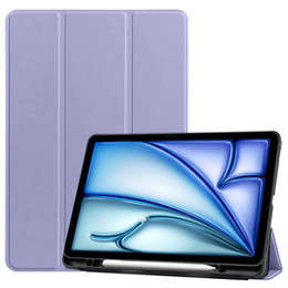 Puzdro pre Apple iPad Air 11" 6 gen. 2024 (A2902, Smartcase s priestorom pre stylus, fialové
