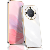 Puzdro pre Honor Magic 6 Lite 5G, Glamour CamShield, biele