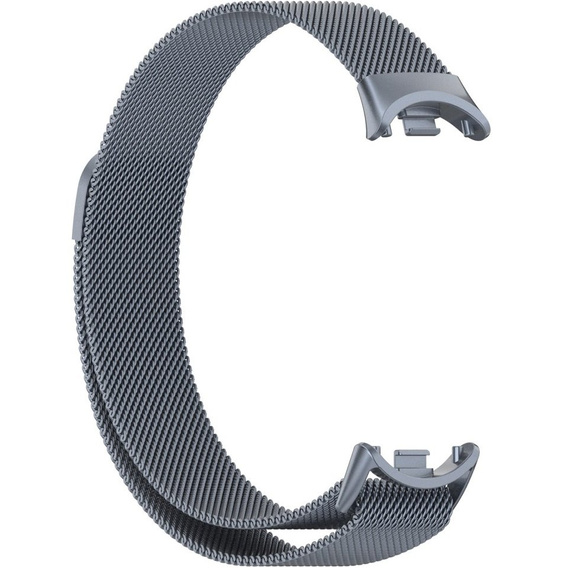 Milánsky náramok s puzdrom pre Xiaomi Smart Band 10 / 9 / 8, šedá