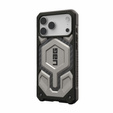 Puzdro Urban Armor Gear pre iPhone 17 Pro Max, Monarch Pro Kevlar MagSafe, titánové