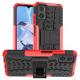 Obal na mobil pre Motorola Moto E22 / E22i, Tire Armor, čierne / červené