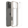 Puzdro Spigen pre iPhone 16 Pro Max, Ultra Hybrid, transparentný / titánový + tvrdené sklo 9H