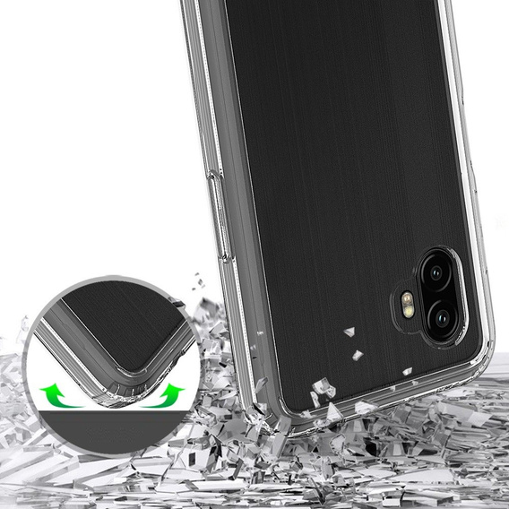 Obal na mobil pre Samsung Galaxy Xcover 6 Pro, Fusion Hybrid, priehľadné