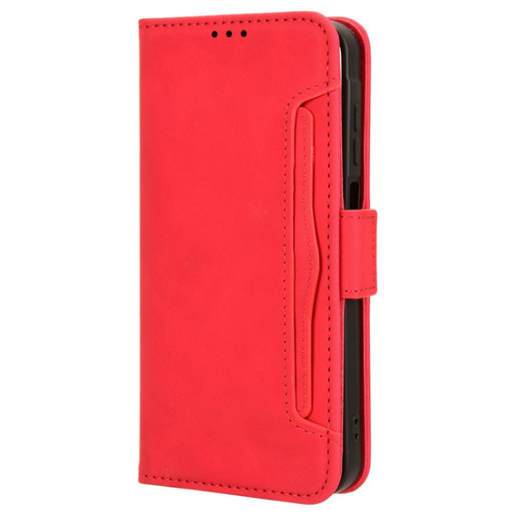 Klapkové puzdro pre Samsung Galaxy M35, Card Slot, červené