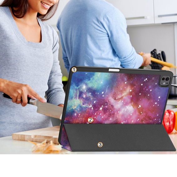 Puzdro pre iPad Pro 13" 2024 (7 gen.), Smartcase, galaxy