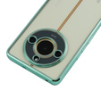 Puzdro pre Realme 11 Pro 5G / Pro+ 5G, Electroplating Frame, transparentné / zelené