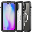 Vodotesné puzdro pre iPhone 14 Pro, Redpepper, pre MagSafe, čierne