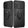 Puzdro pre Samsung Galaxy A03s, KickStand Camera Lens, modré